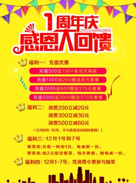 一周年感恩回馈
