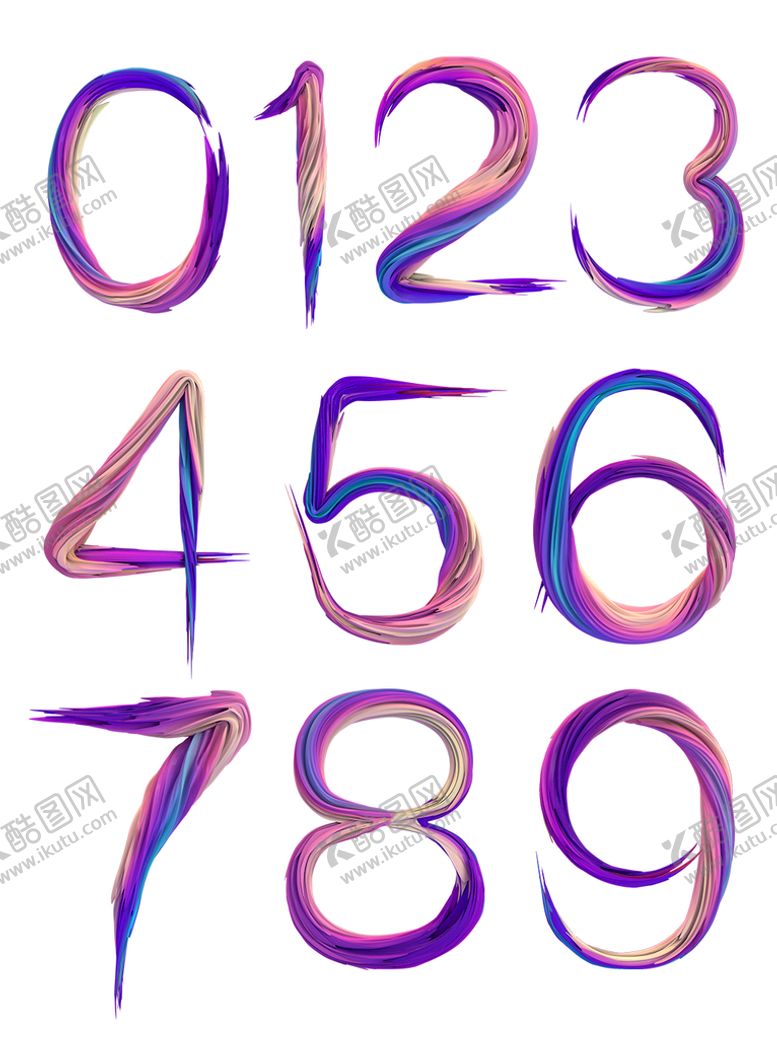 编号：54827610051512437863【酷图网】源文件下载-数字背景