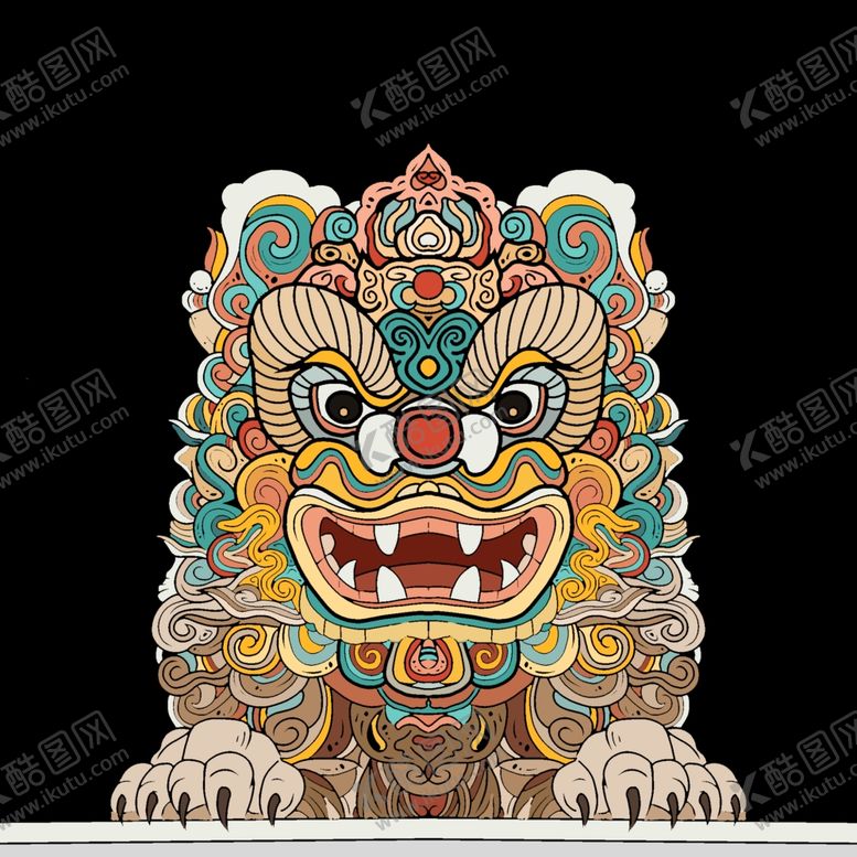 编号：90454602150748263724【酷图网】源文件下载-醒狮
