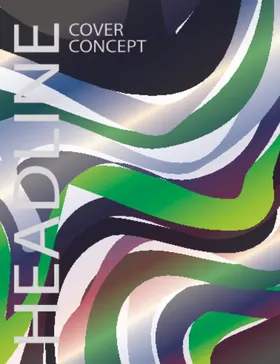 抽象色彩拼接海报