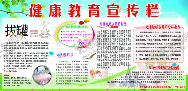 编号：13570409222101320435【酷图网】源文件下载-健康教育宣传栏