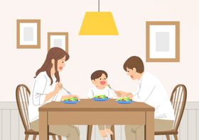 一家人