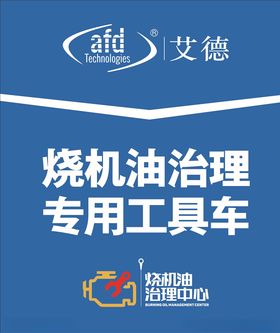 烧机油治理艾德专业工具车海报