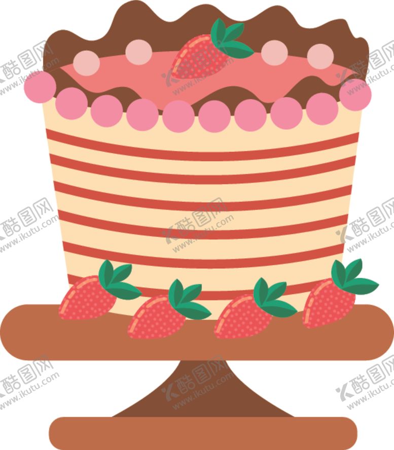 编号：53095009192255053704【酷图网】源文件下载-生日蛋糕