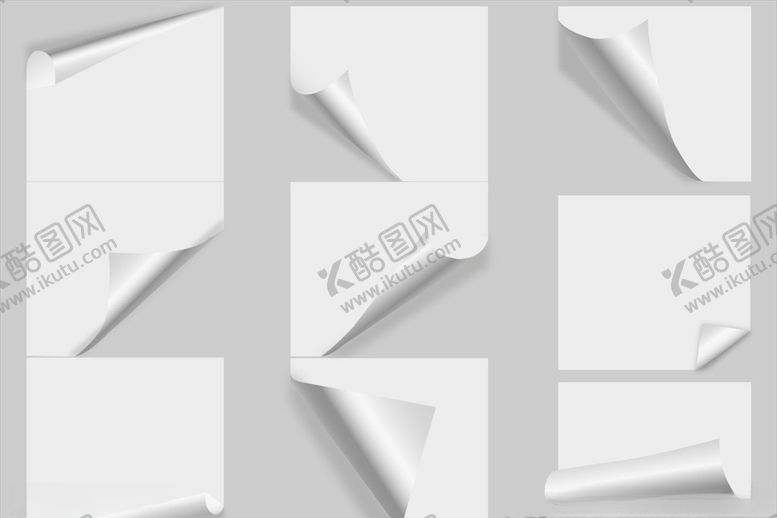 编号：43800507040911531914【酷图网】源文件下载-空白纸张样机