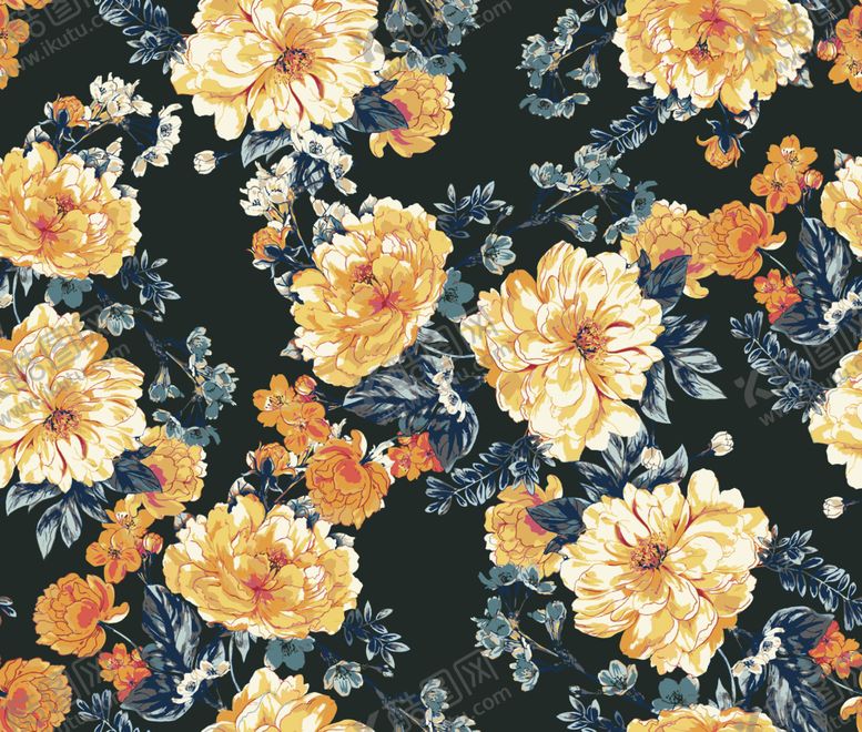 编号：67497610151944277115【酷图网】源文件下载-花卉图案