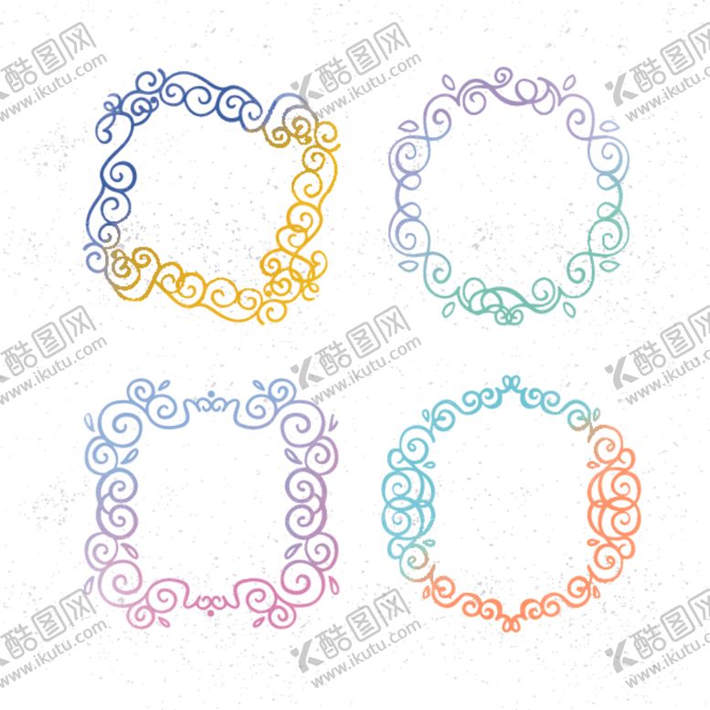 编号：41236810181208256993【酷图网】源文件下载-水彩边框