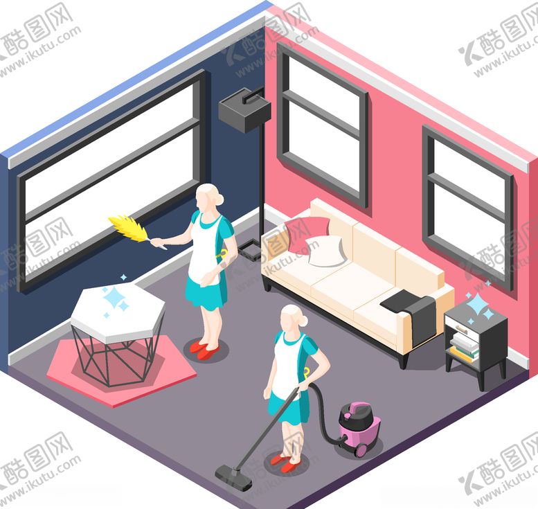 编号：55672805092241546480【酷图网】源文件下载-干家务