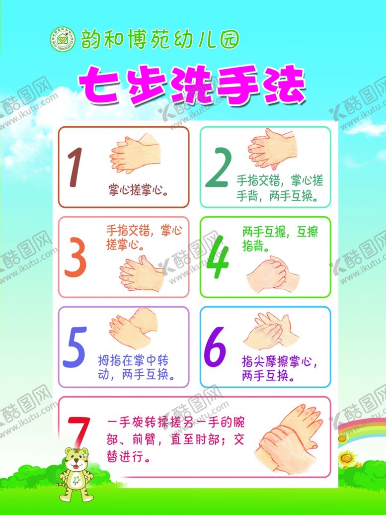 编号：97674906280837278589【酷图网】源文件下载-七步洗手法