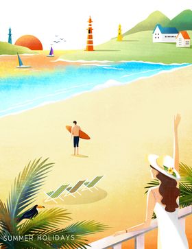 浅海冲浪