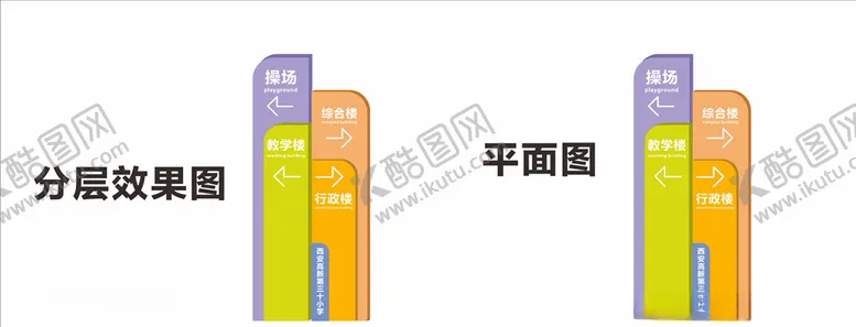 编号：10769104281653037262【酷图网】源文件下载-学校导视牌