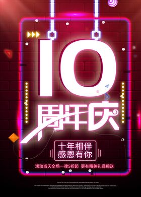 周年庆海报