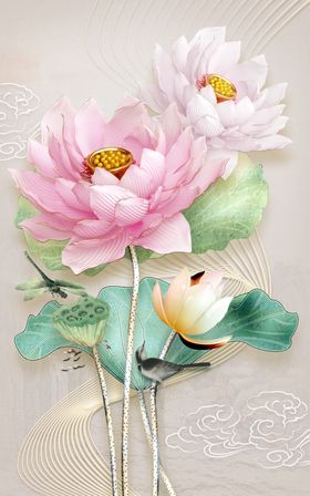 花开富贵装饰画