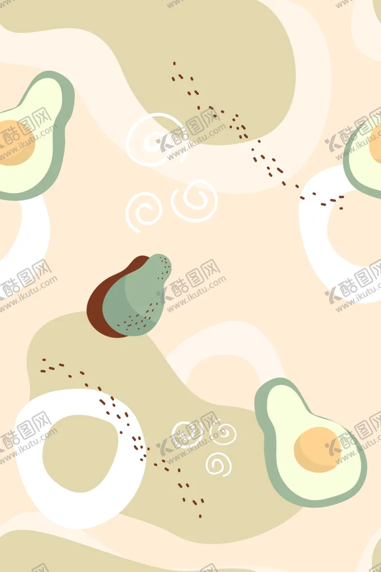 编号：49915012250013237782【酷图网】源文件下载-几何牛油果