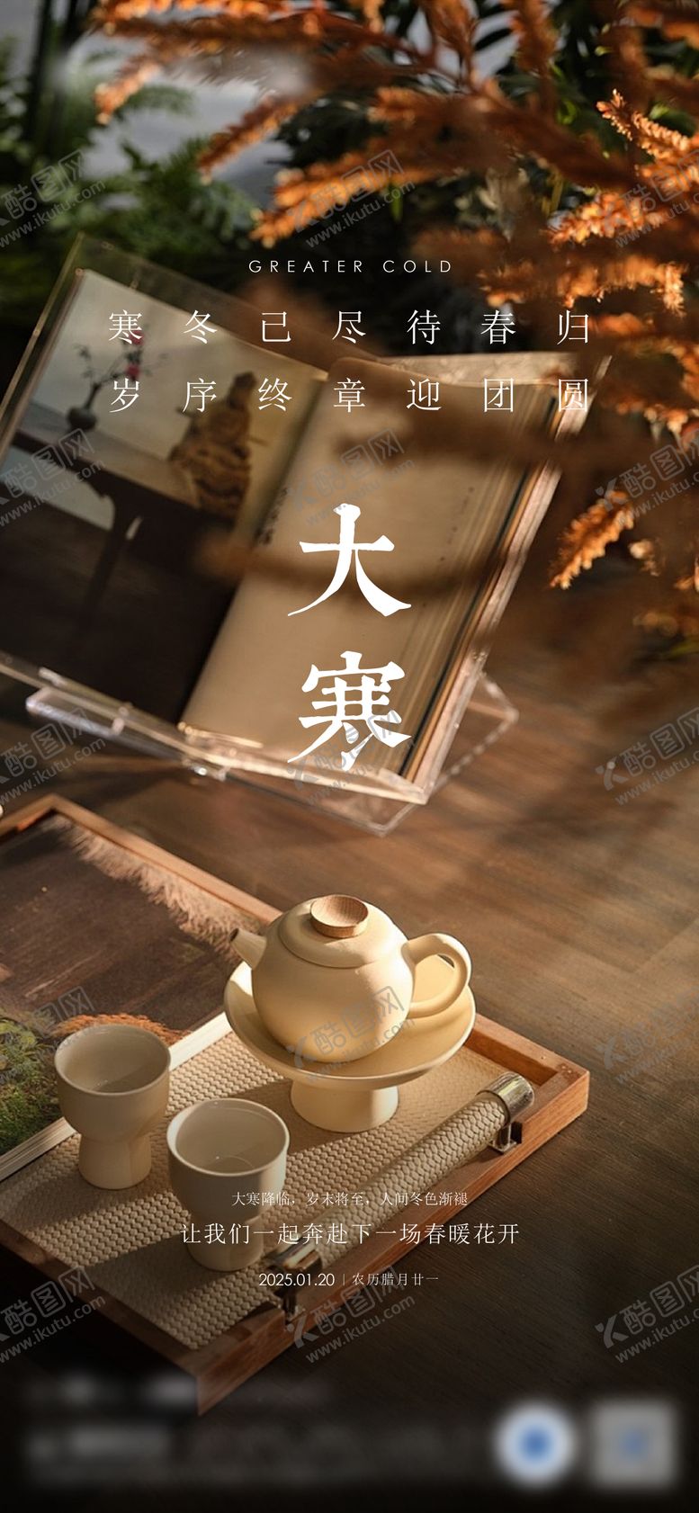 编号：37913801200210573266【酷图网】源文件下载-地产大寒小寒节气海报