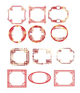古典边框中国花纹花纹素材花纹