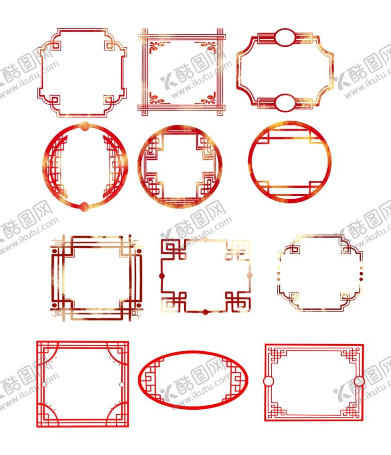 编号：40965907090654404086【酷图网】源文件下载-古典边框