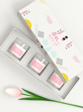 香薰蜡烛样机