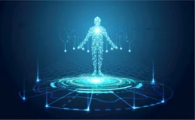 科技背景AI5G光效大数据