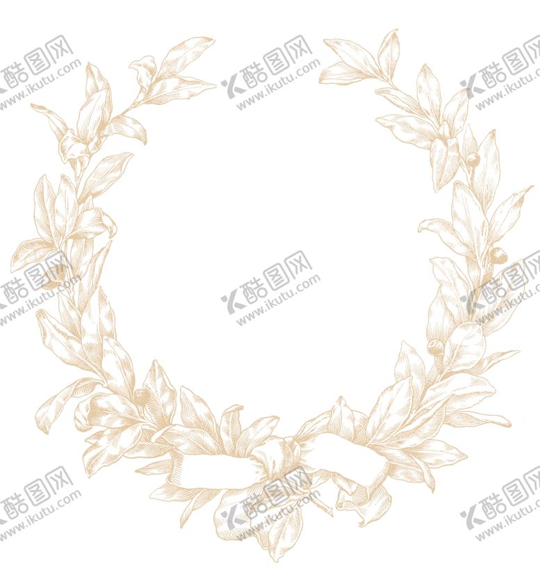 编号：97802410291557047563【酷图网】源文件下载-花环