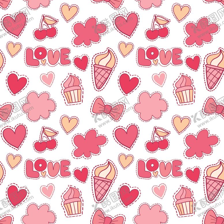 编号：84282709210744099055【酷图网】源文件下载-情人节元素