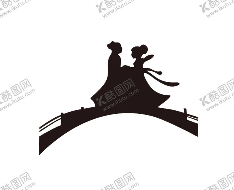 编号：60256701260831077765【酷图网】源文件下载-牛郎织女剪影