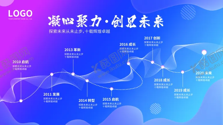 编号：12676906291528129428【酷图网】源文件下载-企业品牌故事品牌成长展板
