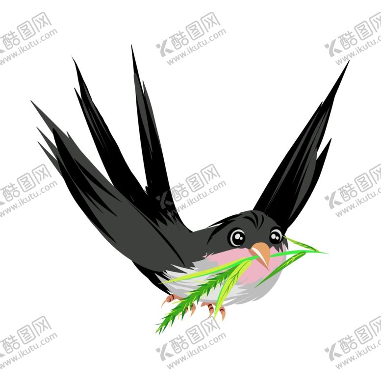 编号：54224707120956075350【酷图网】源文件下载-燕子插画
