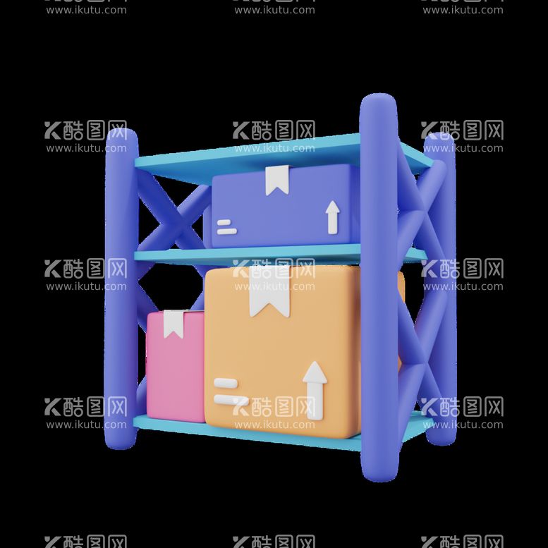 编号：67239010080547289657【酷图网】源文件下载-3D图标素材 购物车