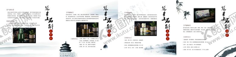 编号：93633609191719054851【酷图网】源文件下载-铁皮石斛折页