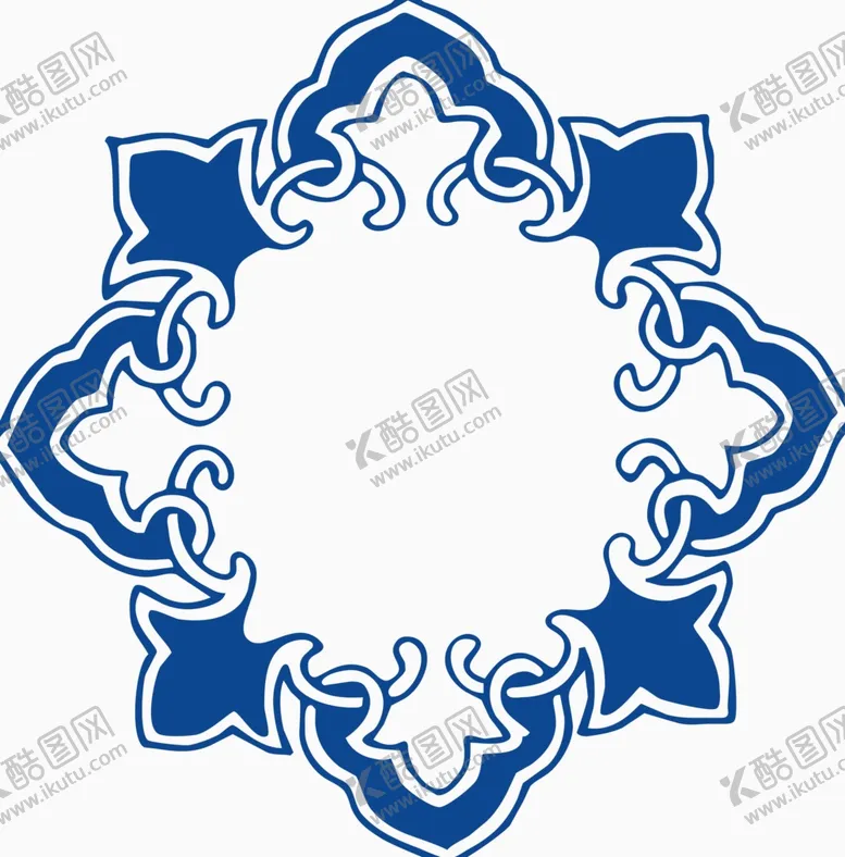 编号：82539611282131383322【酷图网】源文件下载-青花瓷花纹