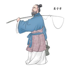 国学人物插画