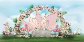 森系粉色婚礼