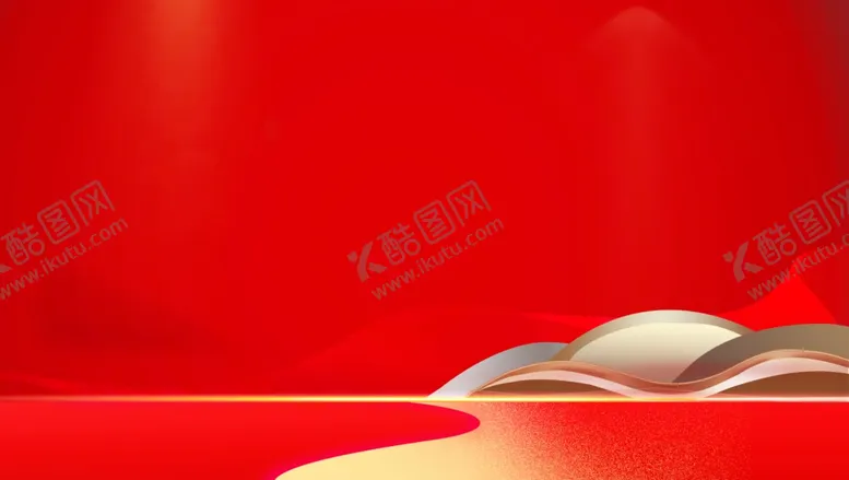 编号：59926304301718429498【酷图网】源文件下载-红色背景金色字房地产
