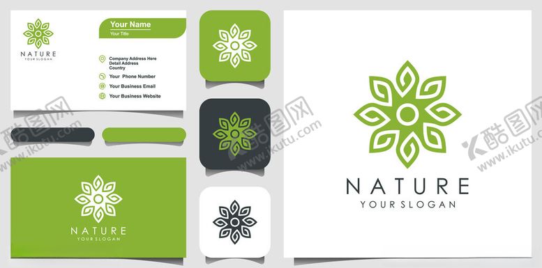编号：63771804030444539044【酷图网】源文件下载-绿色自然主题品牌视觉设计