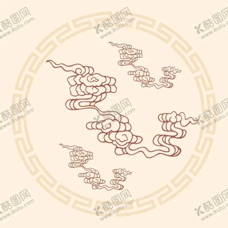 编号：36294312050259386065【酷图网】源文件下载-中国古典祥云云纹图片