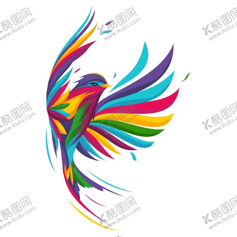 编号：47593210080949437918【酷图网】源文件下载-七彩鸟