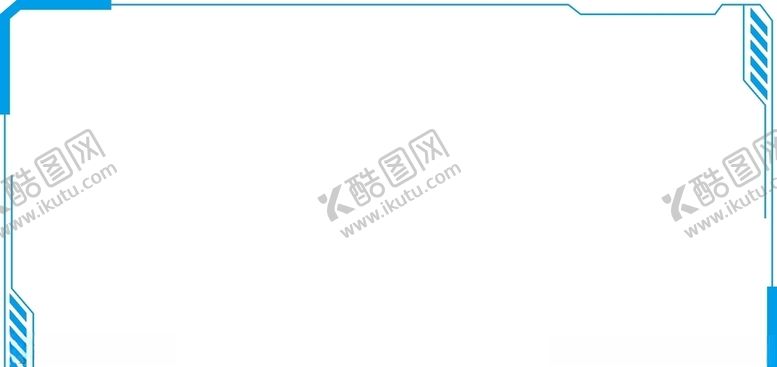 编号：60952507041837168577【酷图网】源文件下载-蓝色科技边框