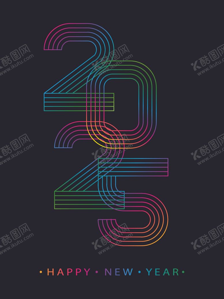 编号：77161102181105191092【酷图网】源文件下载-2025新年海报蛇年贺卡