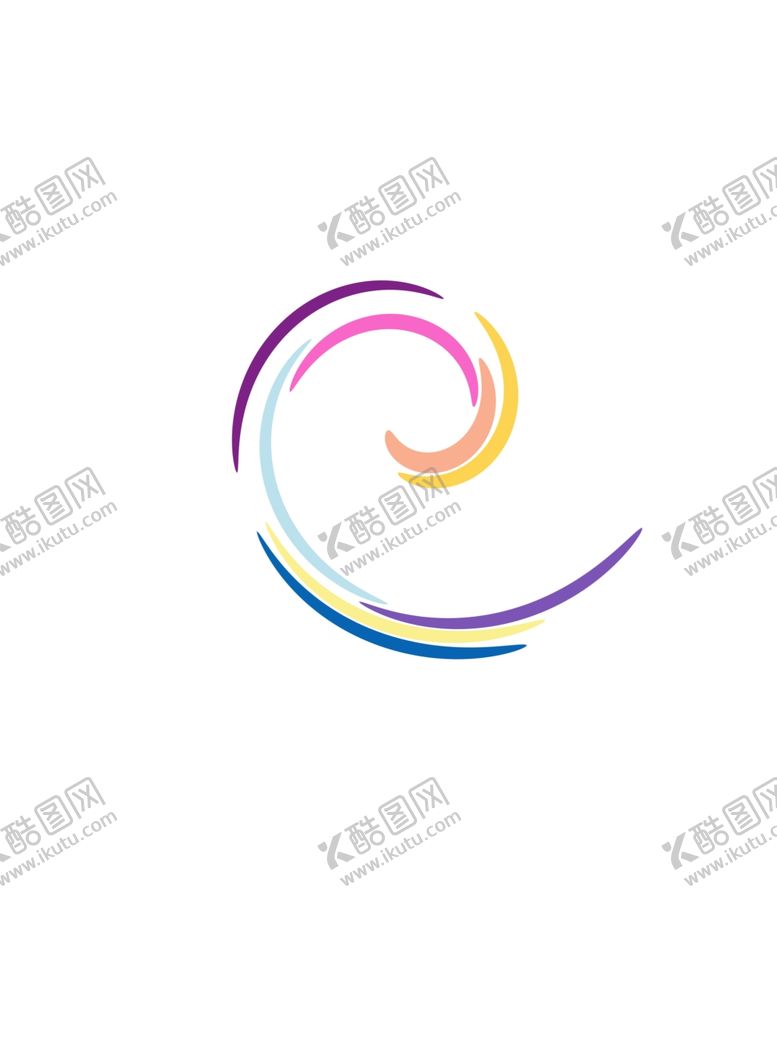 编号：15483206281922065613【酷图网】源文件下载-彩色螺旋图标