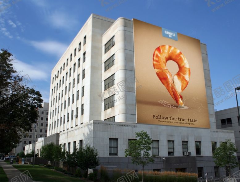 编号：64373110220446125619【酷图网】源文件下载-户外大型广告牌样机