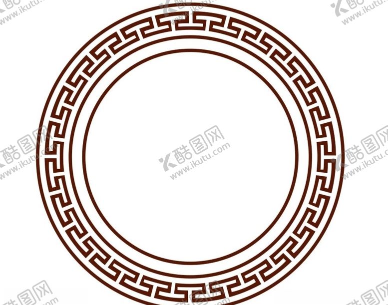 编号：13530905131602326846【酷图网】源文件下载-中国风圆形边框