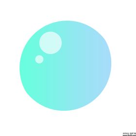 彩色透明肥皂泡气泡水泡泡泡元素