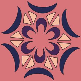波西米亚风格花纹图案