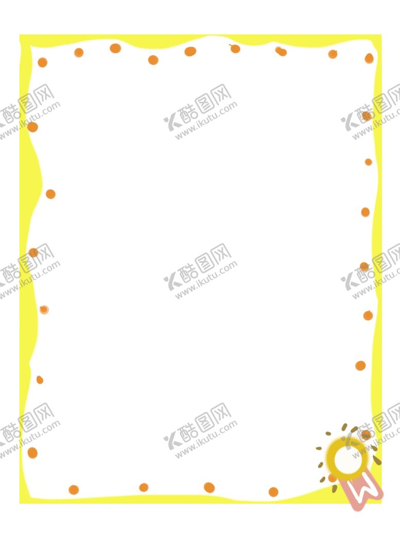 编号：38873809191919234710【酷图网】源文件下载-卡通边框简洁边