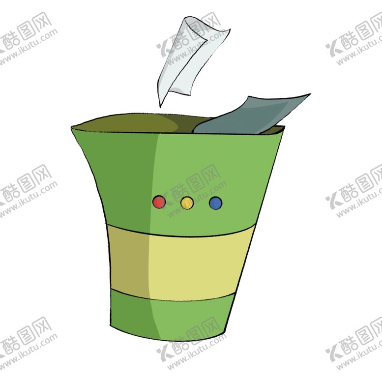 编号：70754705120607478473【酷图网】源文件下载-卡通手绘垃圾桶元素