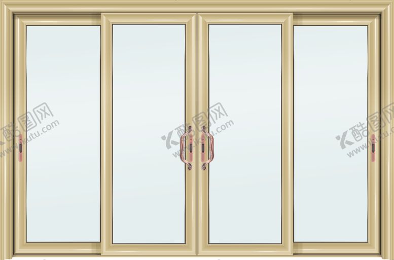 编号：36549606190430319992【酷图网】源文件下载-肤金色推拉门