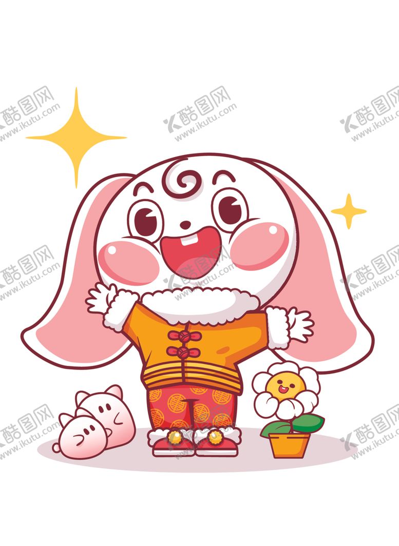 编号：86564701132235129759【酷图网】源文件下载-可爱兔子