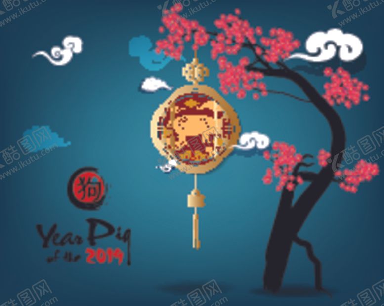 编号：15670804301202572715【酷图网】源文件下载-新年海报模板