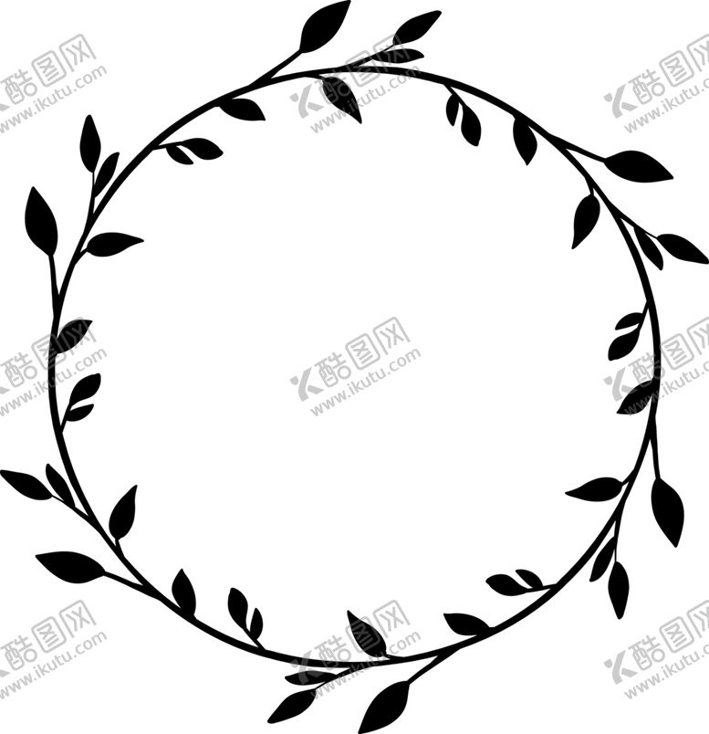编号：83239105102352041741【酷图网】源文件下载-圆形花环